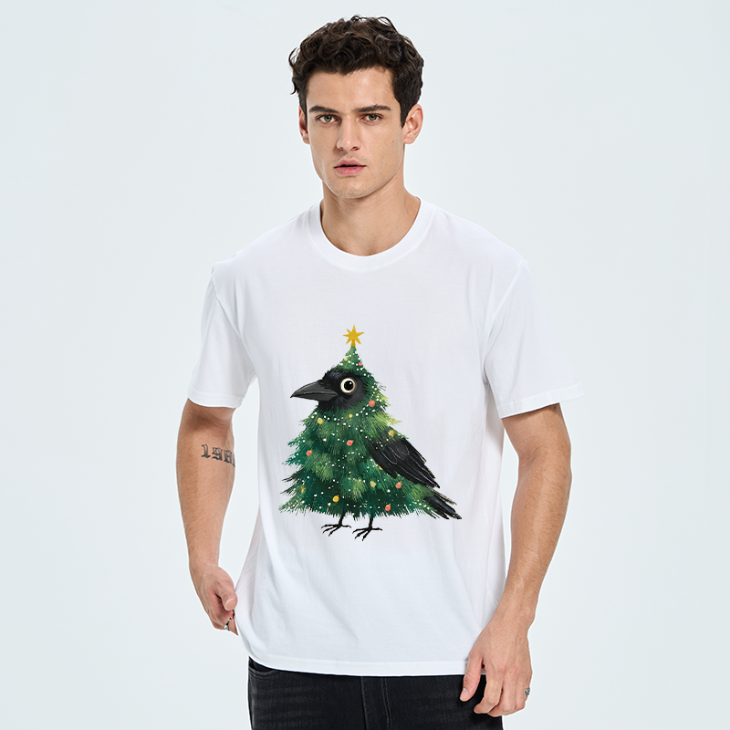 Tokyo-Tiger Cute Christmas Tree Crow Classic T-Shirt