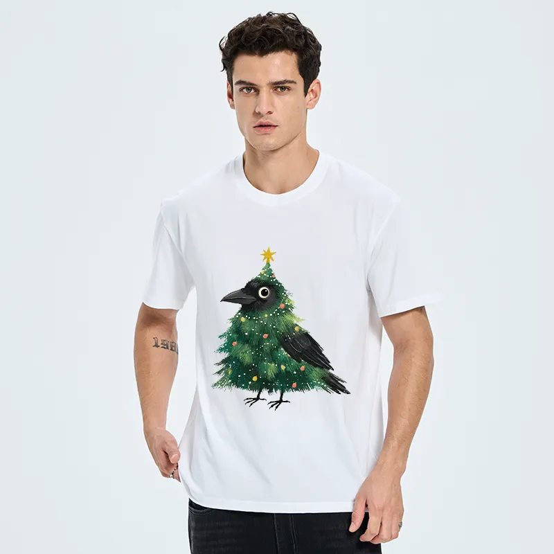 Tokyo-Tiger Cute Christmas Tree Crow Classic T-Shirt