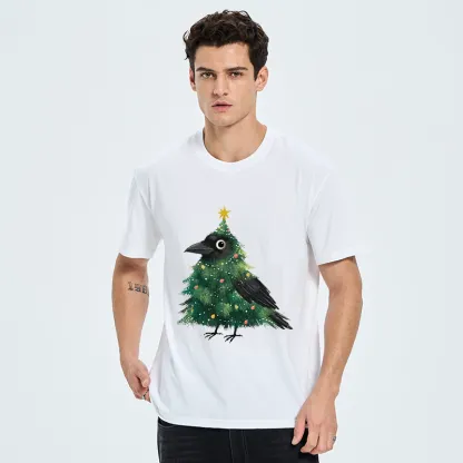 Tokyo-Tiger Cute Christmas Tree Crow Classic T-Shirt