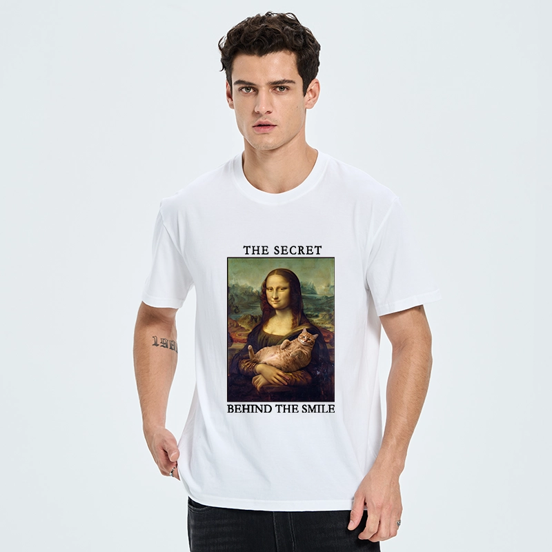 Tokyo-Tiger Mona Lisa Cat Meme Classic T-Shirt