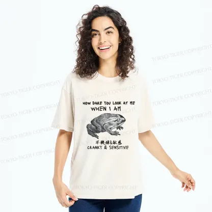 Tokyo-Tiger Frog That Can't Look Straight Washed T-Shirt