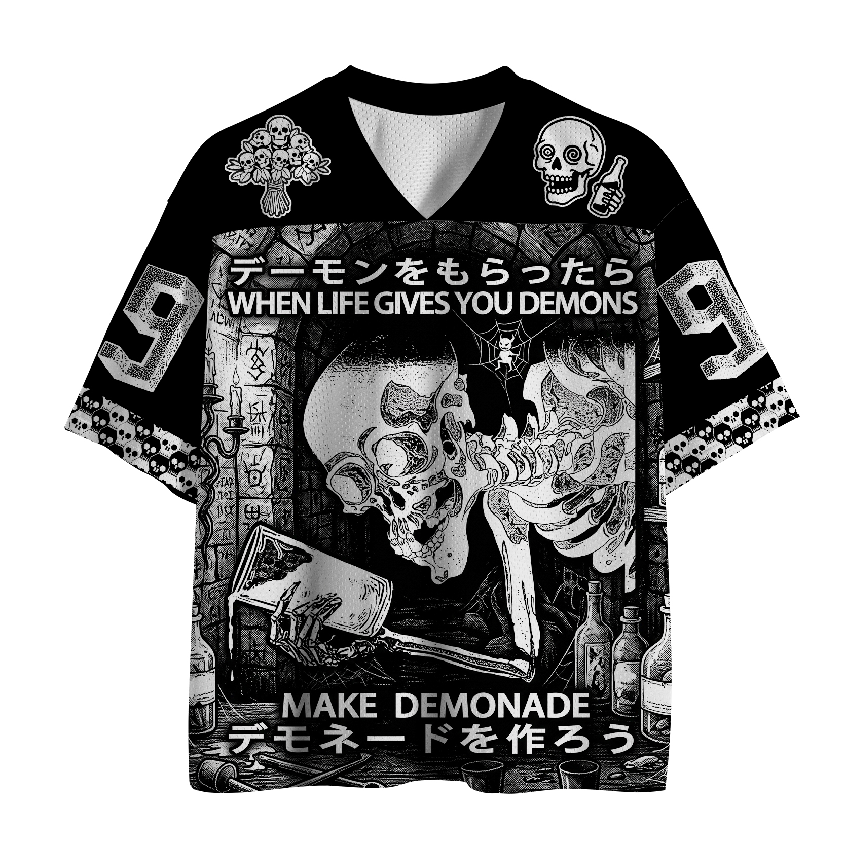 Tokyo-Tiger Funny Skull：Make Demonade Mesh Jersey