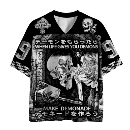 Tokyo-Tiger Funny Skull：Make Demonade Mesh Jersey