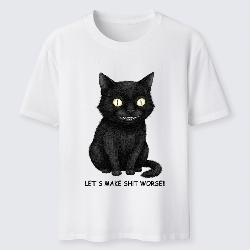 Tokyo-Tiger Mischief Black Cat Meme Classic T-Shirt Sale