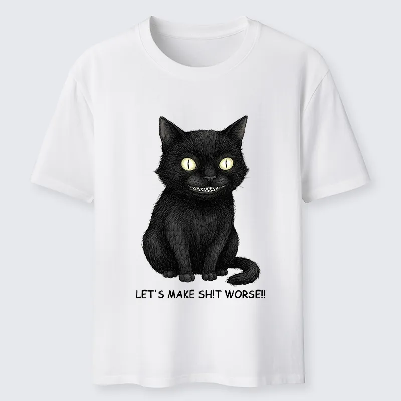 Tokyo-Tiger Mischief Black Cat Meme Classic T-Shirt