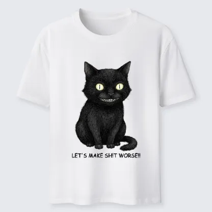 Tokyo-Tiger Mischief Black Cat Meme Classic T-Shirt