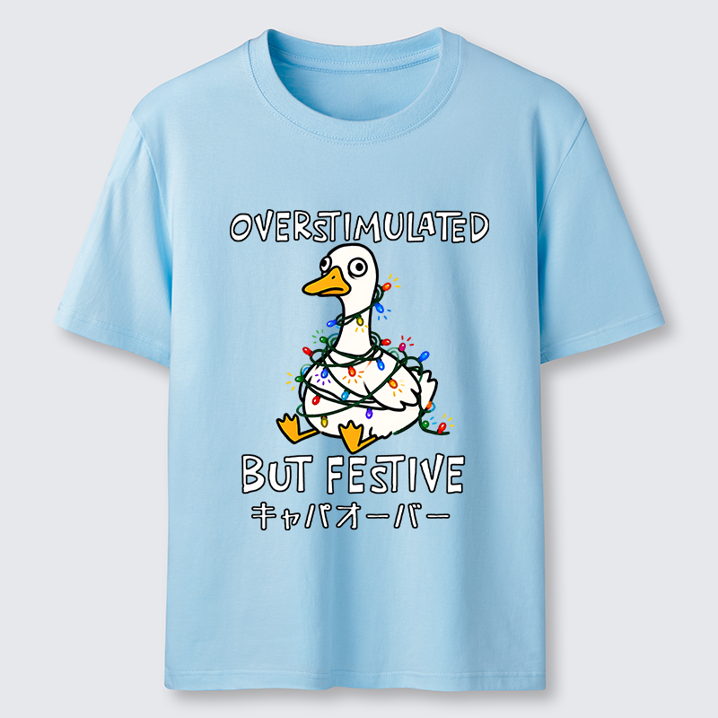 Tokyo-Tiger Funny Excited Christmas Goose Classic T-Shirt
