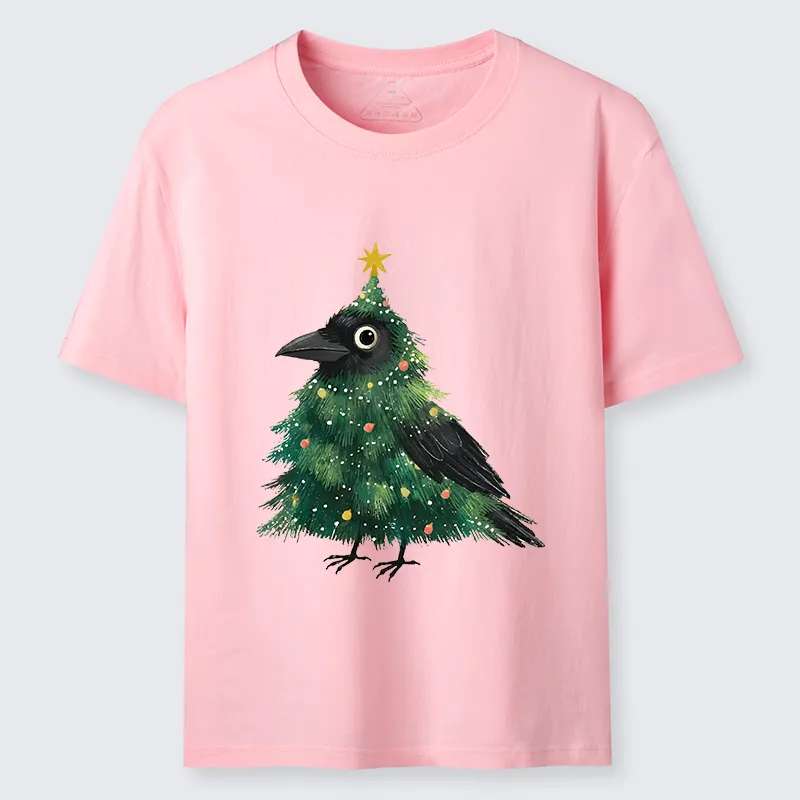 Tokyo-Tiger Cute Christmas Tree Crow Classic T-Shirt Sale