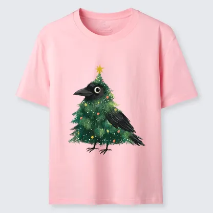 Tokyo-Tiger Cute Christmas Tree Crow Classic T-Shirt