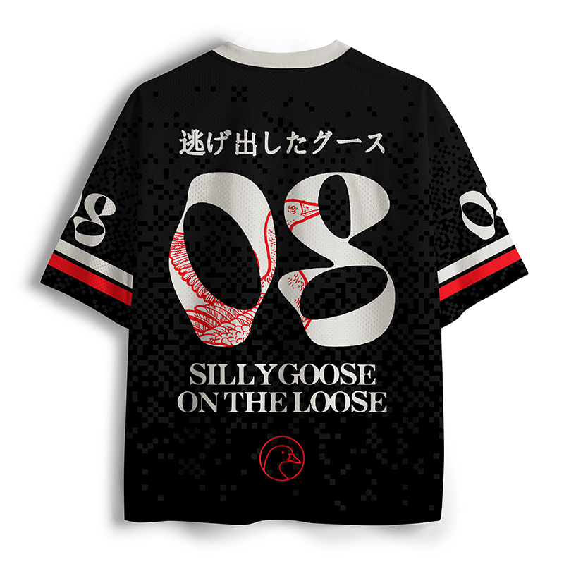 Tokyo-Tiger Skateboard Goose Mesh Jersey