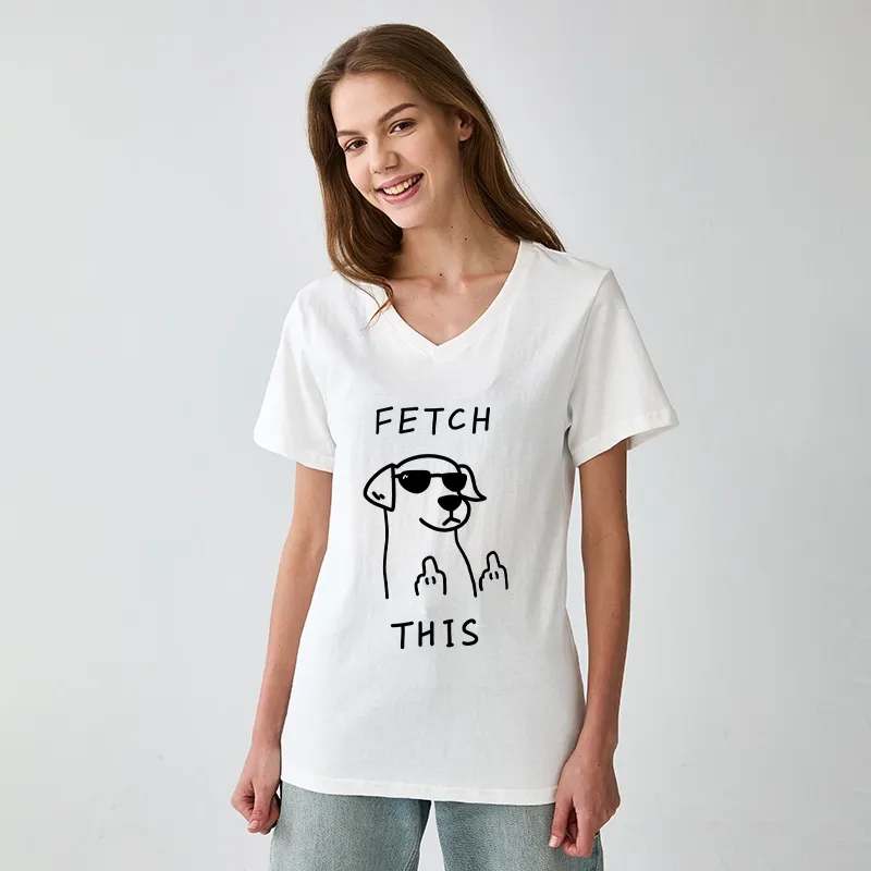 Tokyo-Tiger Rebellious Dog V-Neck Classic T-Shirt