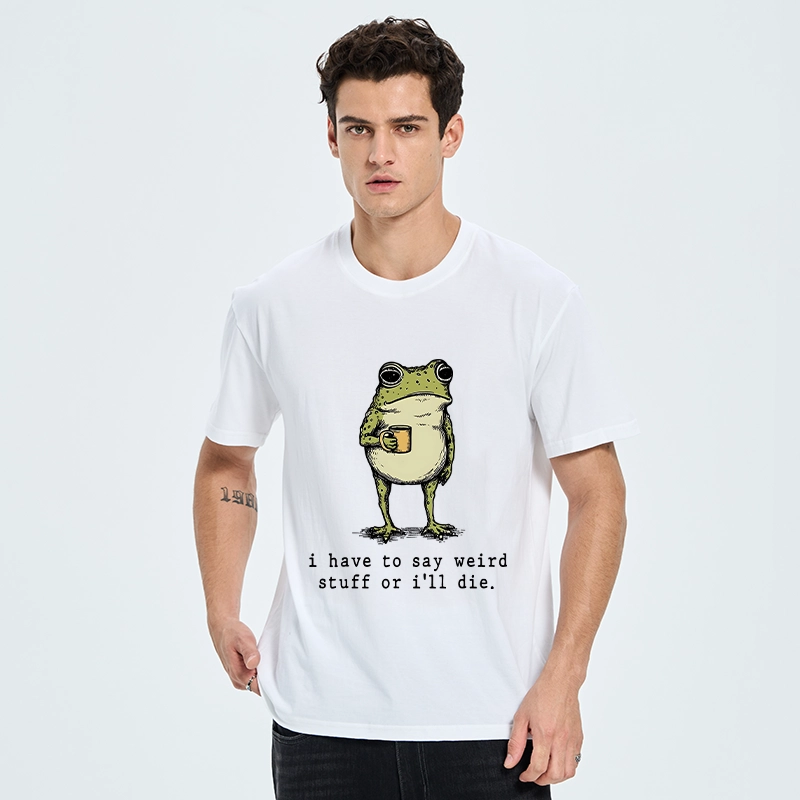 Tokyo-Tiger Funny Meme Weird Talking Coffee Frog Classic T-Shirt