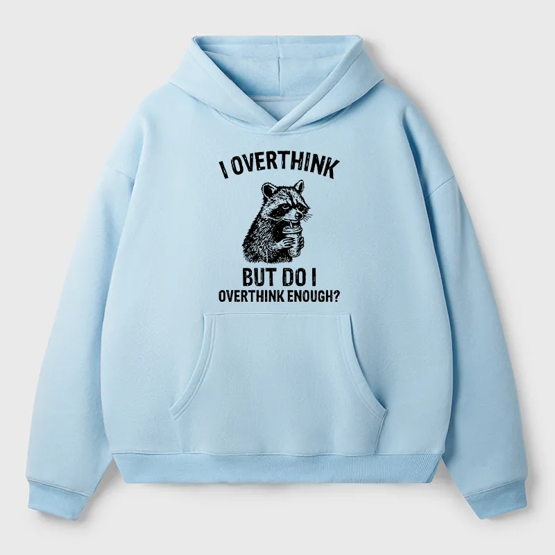 Tokyo-Tiger Constant Overthinking Adult Fleece Hoodie
