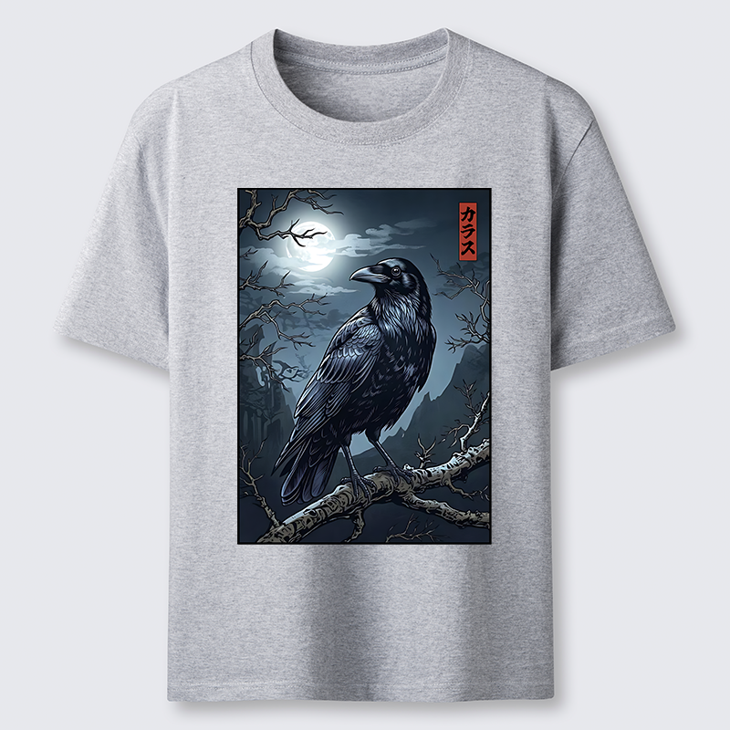 Tokyo-Tiger Full Moon Crow Vibe Classic T-Shirt
