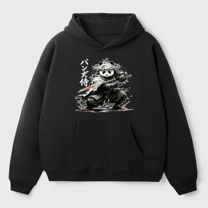 Tokyo-Tiger Panda Samurai Warrior Adult Fleece Hoodie