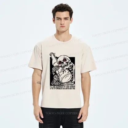 Tokyo-Tiger Wine Is Essential In Life Washed T-Shirt