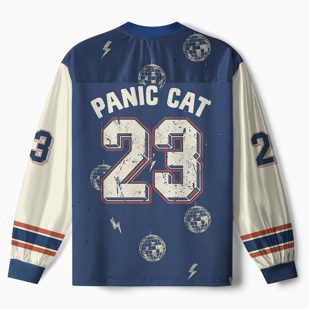 Tokyo-Tiger "Much Panic"Retro Long Sleeve Jersey