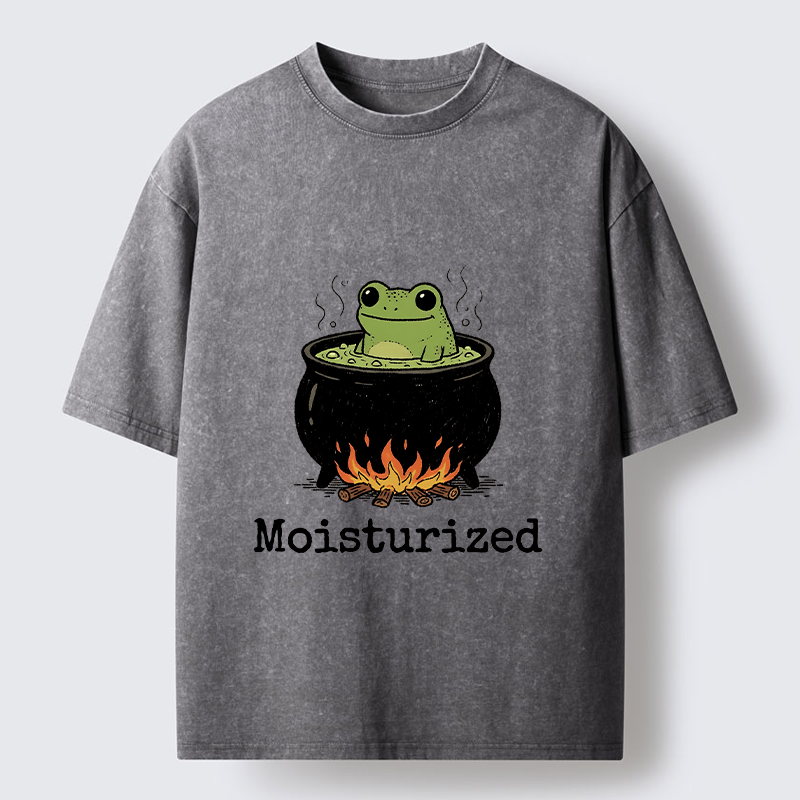 Tokyo-Tiger Funny Frog In A Pot Meme Washed T-Shirt