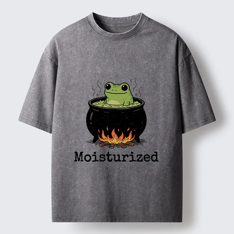 Tokyo-Tiger Funny Frog In A Pot Meme Washed T-Shirt
