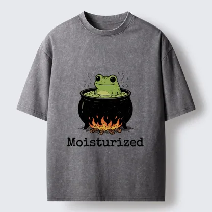 Tokyo-Tiger Funny Frog In A Pot Meme Washed T-Shirt