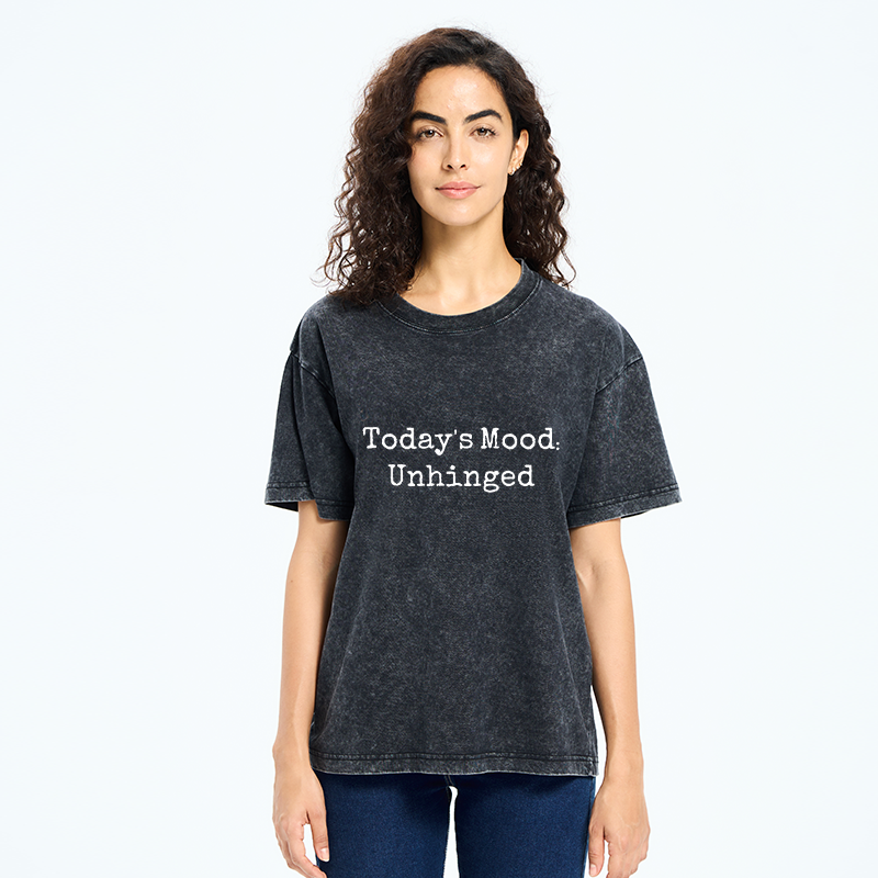 Tokyo-Tiger Chaotic Daily Mood Washed T-Shirt