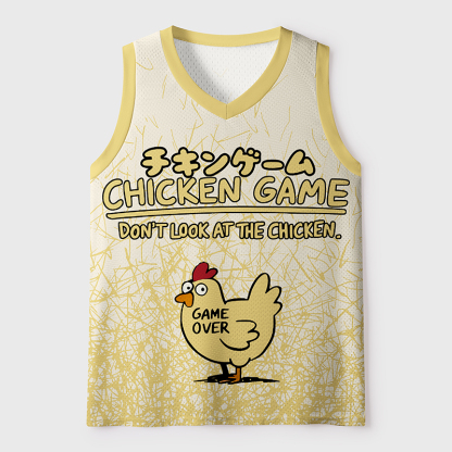 Tokyo-Tiger Don't Look At The Chicken Mesh Tank Top