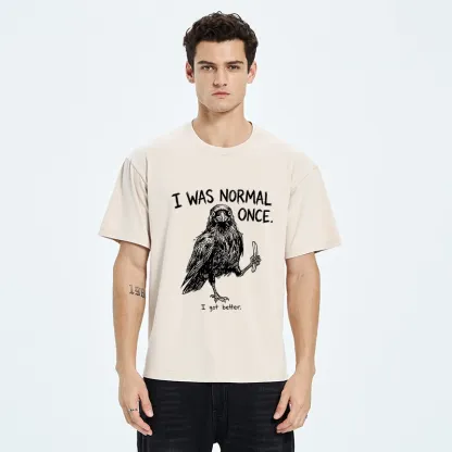 Tokyo‑Tiger Funny Crow Meme Washed T‑Shirt