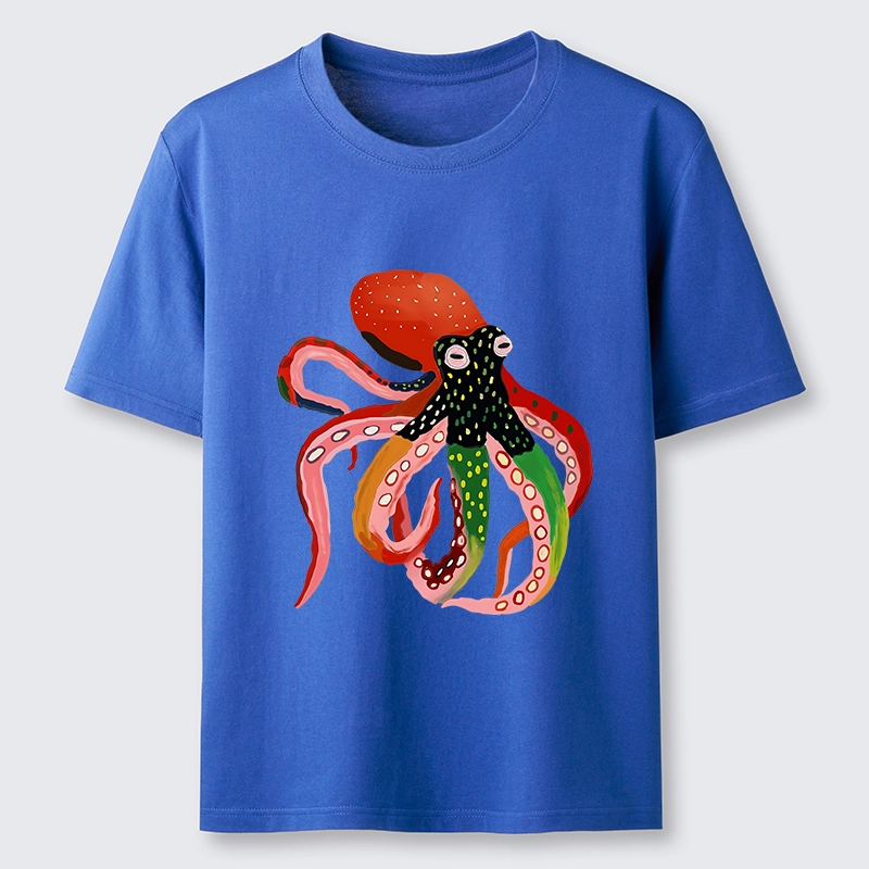 Tokyo-Tiger Colorful Octopus Art Classic T-Shirt