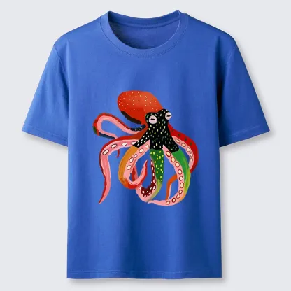 Tokyo-Tiger Colorful Octopus Art Classic T-Shirt