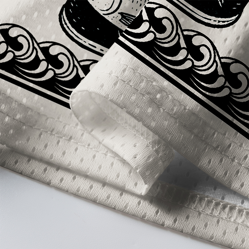 Tokyo-Tiger Cat And Canned Fish Mesh Jersey