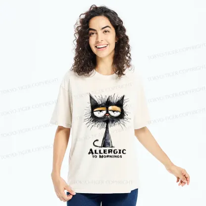 Tokyo-Tiger Cats Are Allergic To Morning Washed T-Shirt