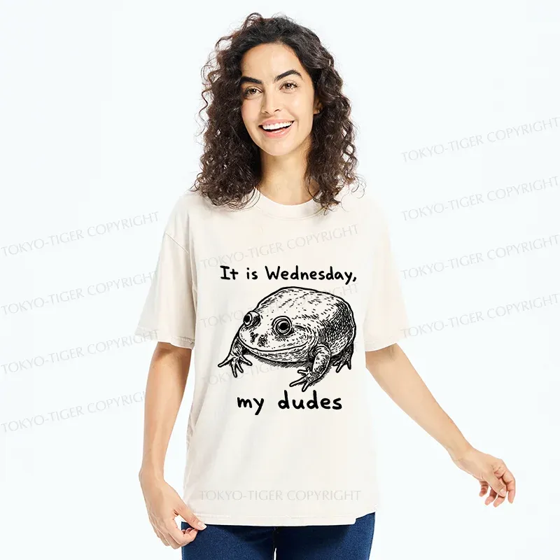 Tokyo-Tiger Wednesday Frog Washed T-Shirt