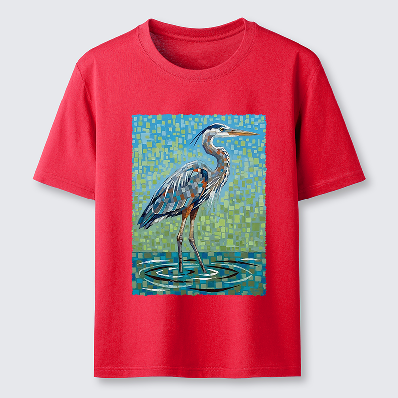Tokyo-Tiger Color Block Heron Classic T-Shirt