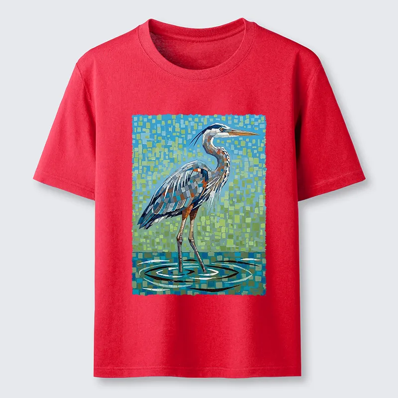 Tokyo-Tiger Color Block Heron Classic T-Shirt