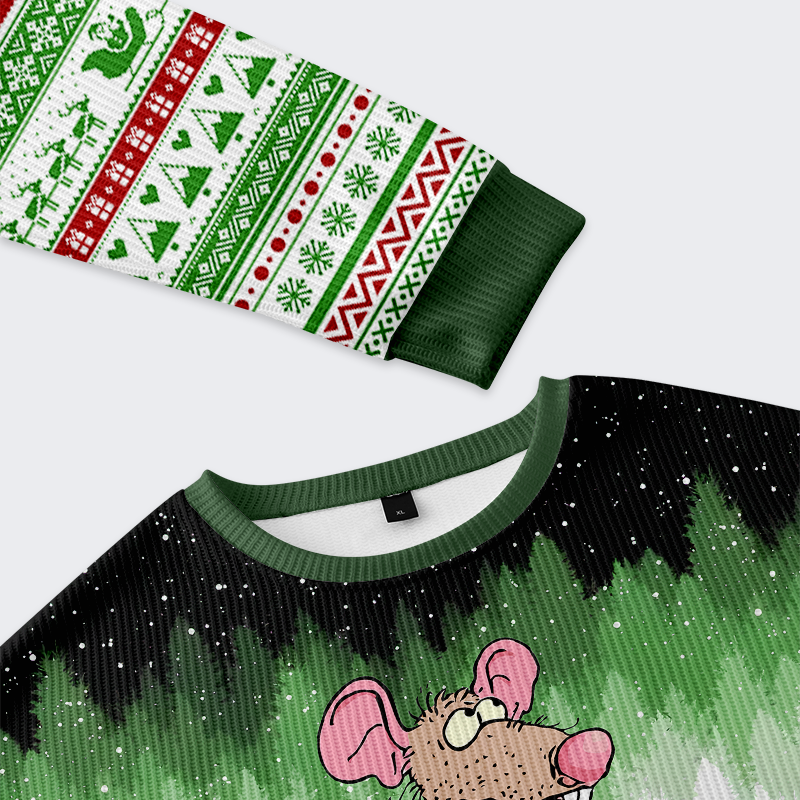 Tokyo-Tiger Save My Little Broken Body Christmas Ugly Sweatshirt