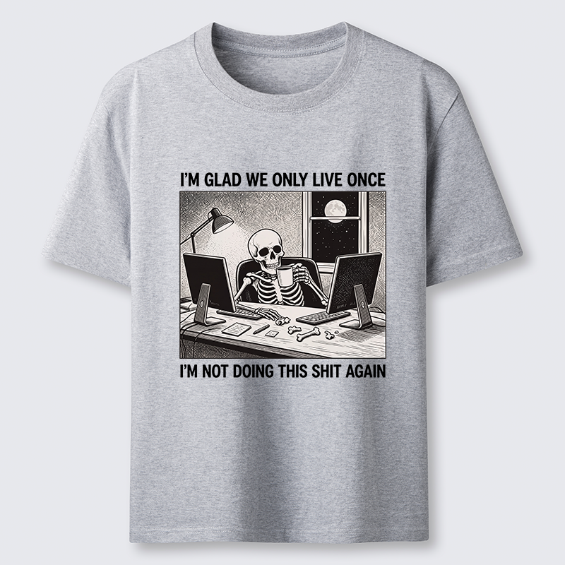 Tokyo-Tiger Funny Skeleton Coffee Break Meme Classic T-Shirt