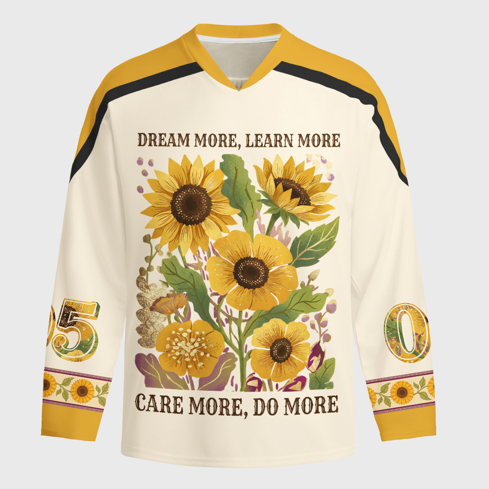 Tokyo-Tiger Bloom Forward Long-Sleeve Hockey Jersey