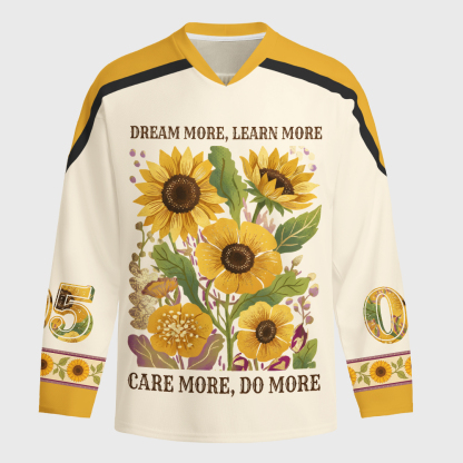 Tokyo-Tiger Bloom Forward Long-Sleeve Hockey Jersey