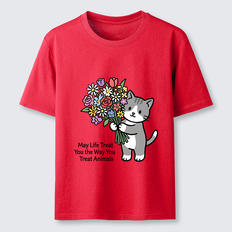 Tokyo-Tiger Funny Cat Bouquet Classic T-Shirt