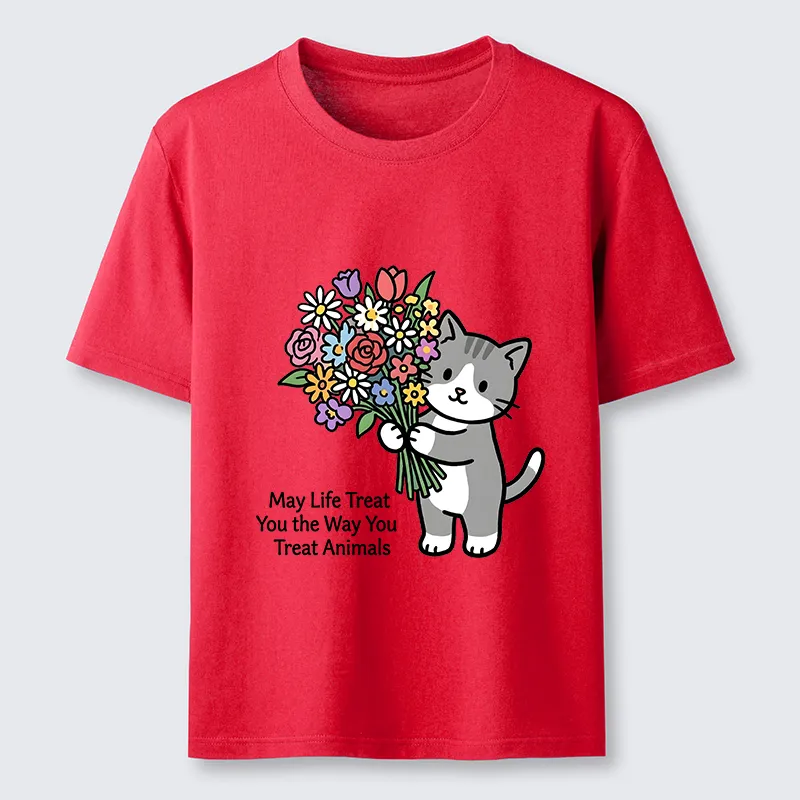 Tokyo-Tiger Funny Cat Bouquet Classic T-Shirt