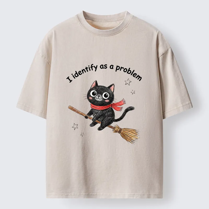 Tokyo‑Tiger Funny Magic Cat Meme Washed T‑Shirt Sale