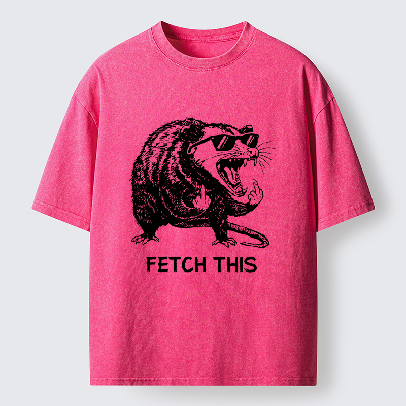 Tokyo-Tiger Cool Opossum Funny Meme Washed T-Shirt