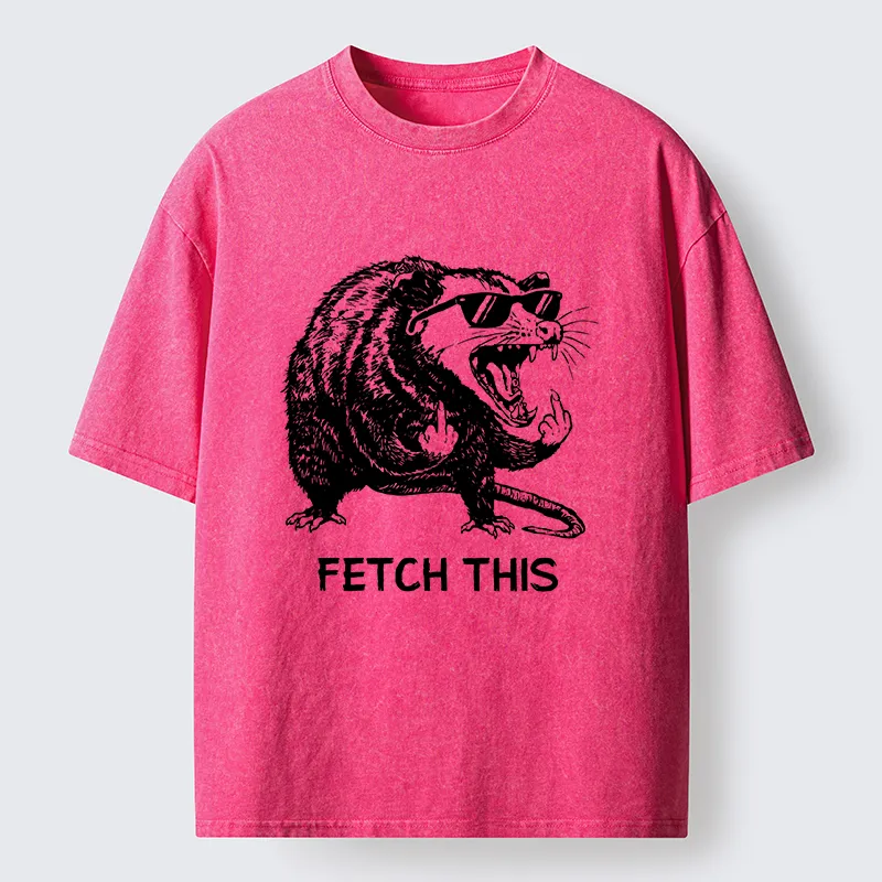 Tokyo-Tiger Cool Opossum Funny Meme Washed T-Shirt