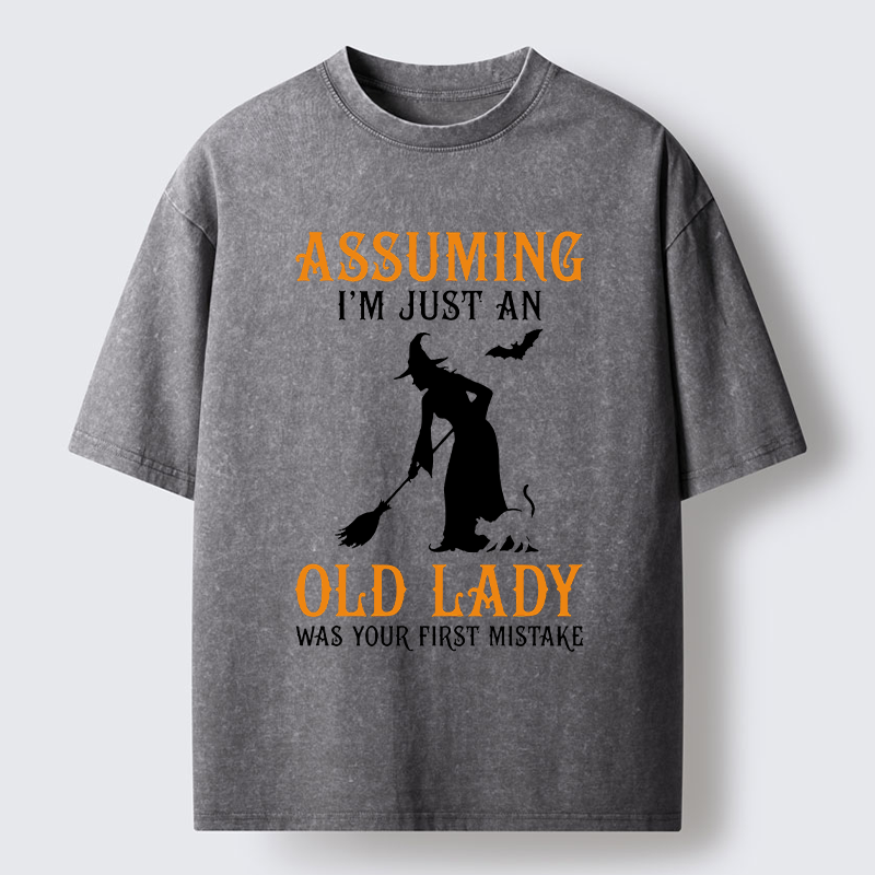 Tokyo‑Tiger Witch Attitude Meme Washed T‑Shirt