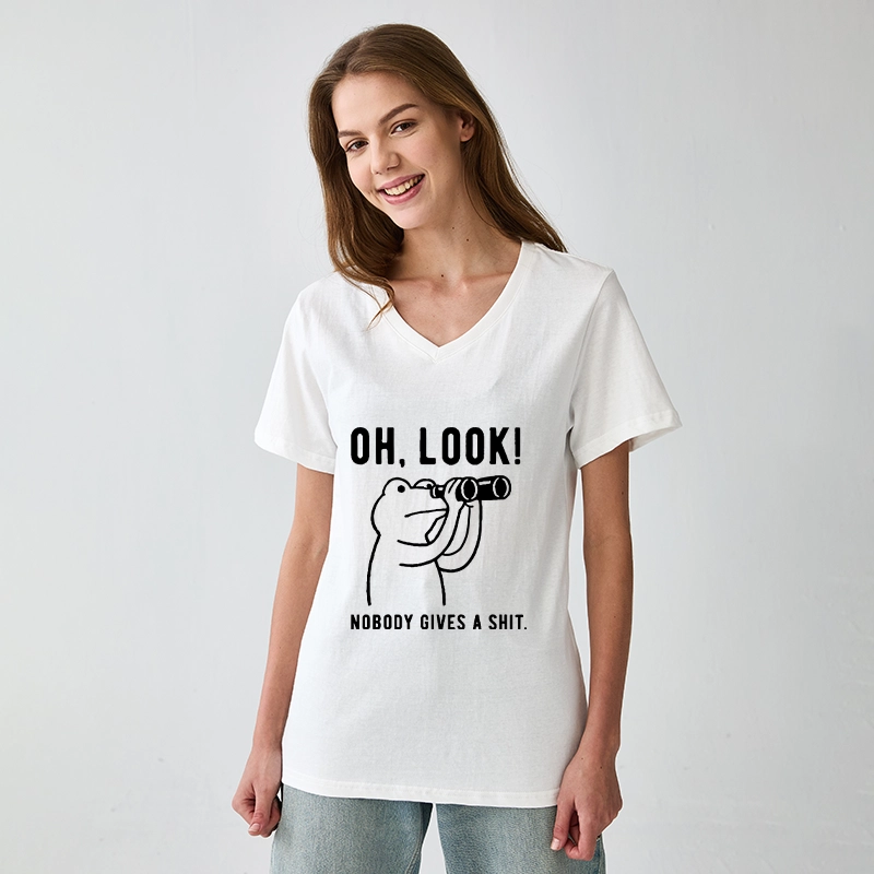 Tokyo-Tiger Frog of Indifference V-Neck Classic T-Shirt