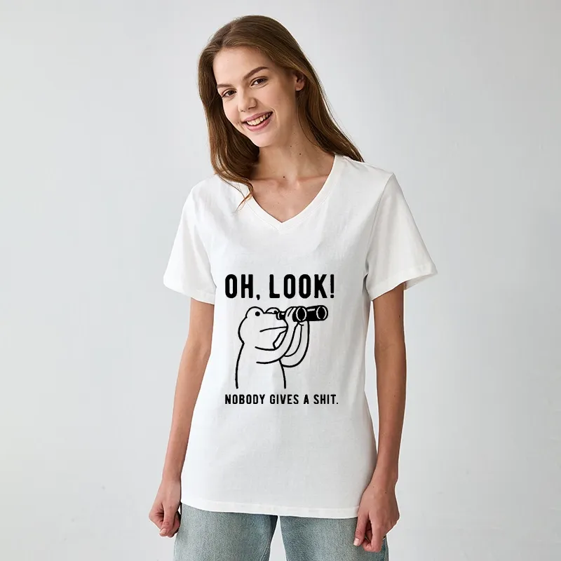 Tokyo-Tiger Frog of Indifference V-Neck Classic T-Shirt