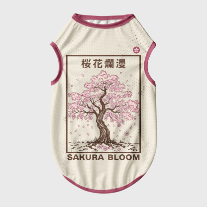 Tokyo-Tiger Sakura Bloom Pet Jersey