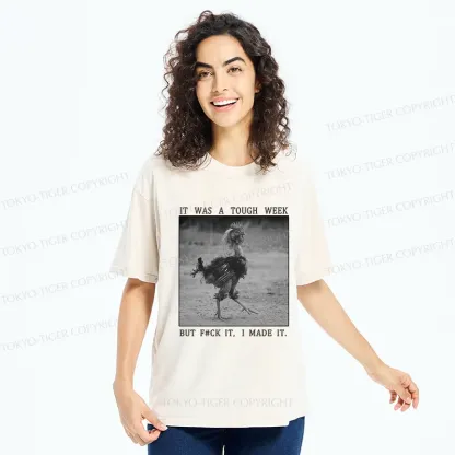 Tokyo-Tiger Successful Chicken Washed T-Shirt