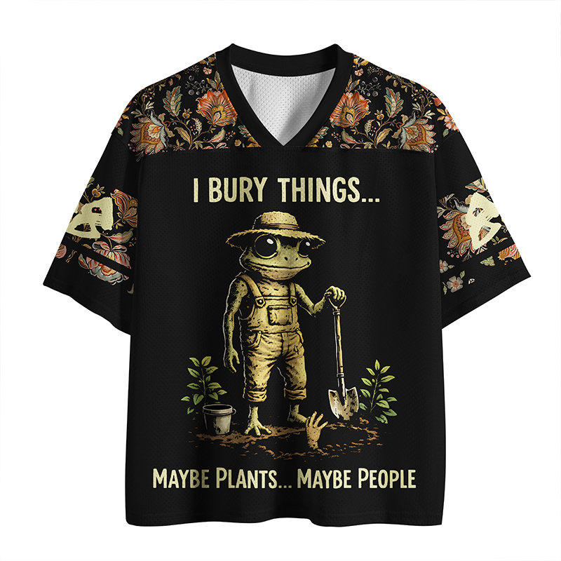 Tokyo-Tiger Frog’s Garden And No Questions Mesh Jersey