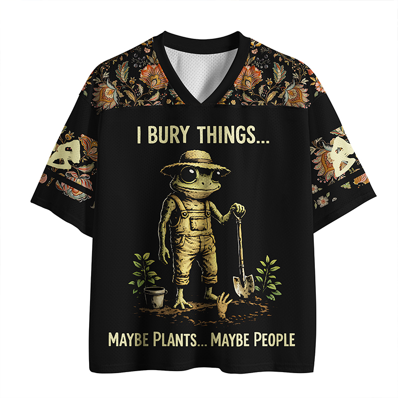 Tokyo-Tiger Frog’s Garden And No Questions Mesh Jersey